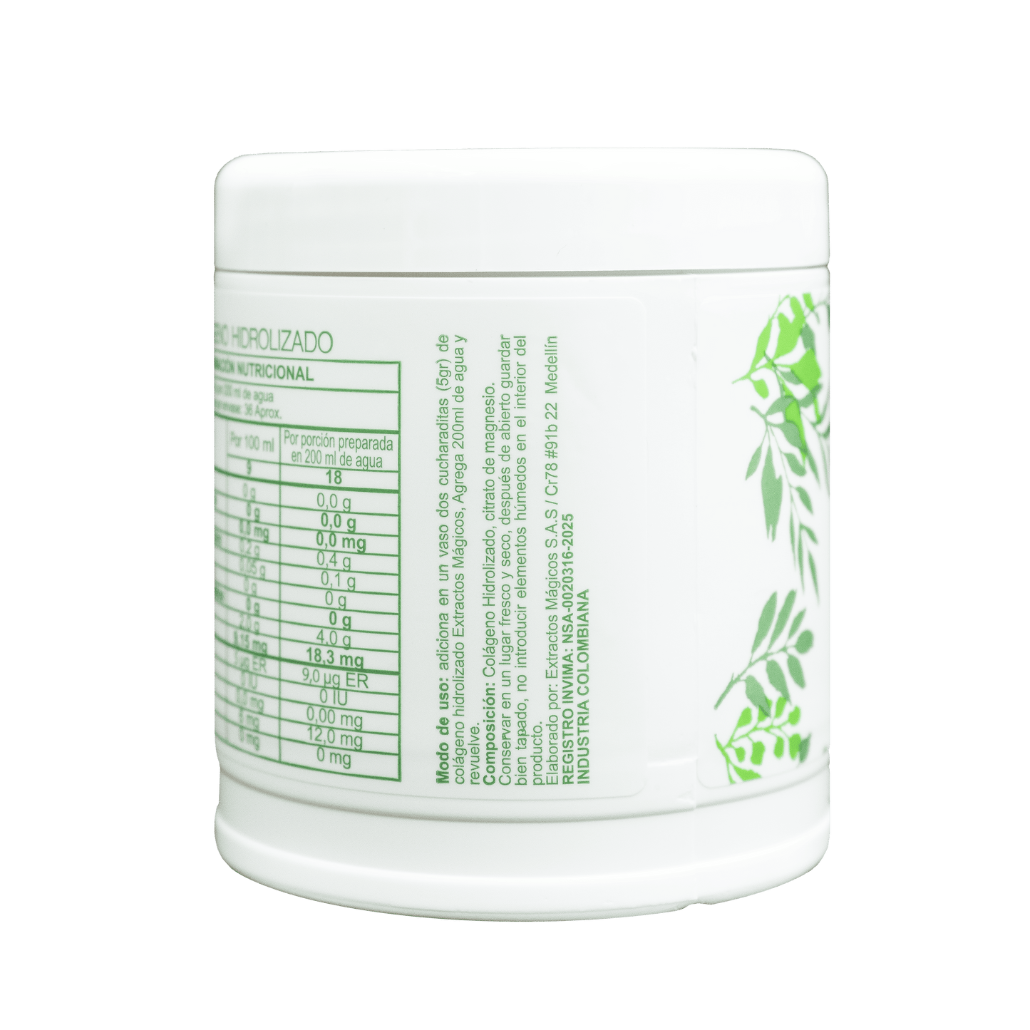 Colágeno con Citrato de Magnesio: Piel Firme y Fuerza Diaria